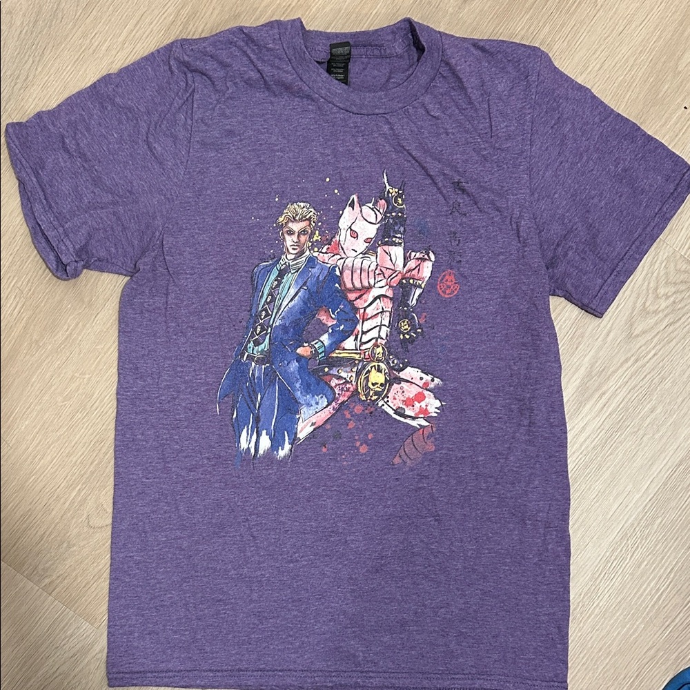 Jojo’s bizarre adventure Purple Graphic Tee